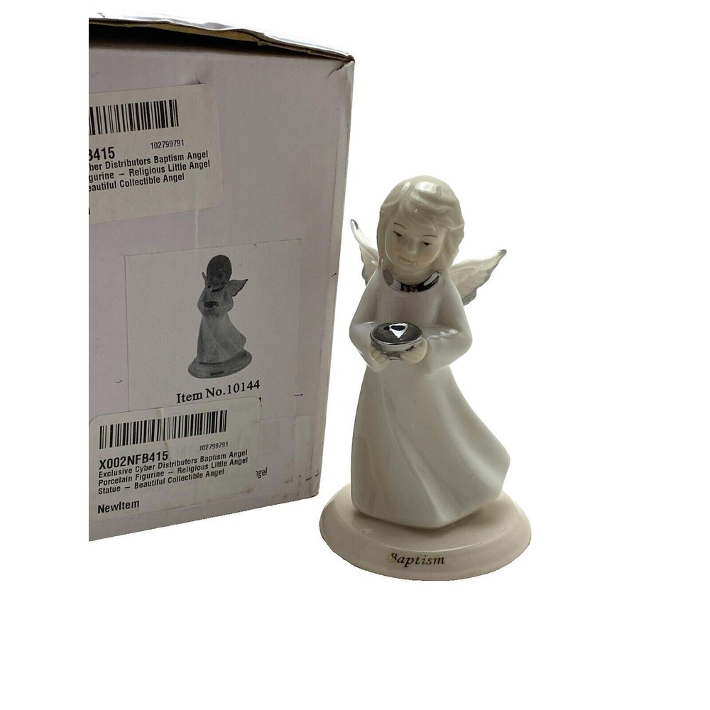 Pacific‎ Giftware Baptism Angel Porcelain Figurine 10144 NEW